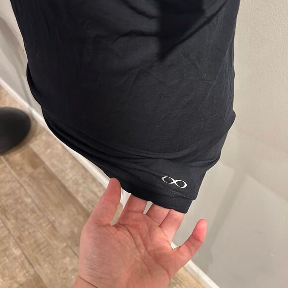 NWT Modern Eternity Nursing Yoga Maternity Tank Top Black Sz Small Bamboo - Picture 3 of 8